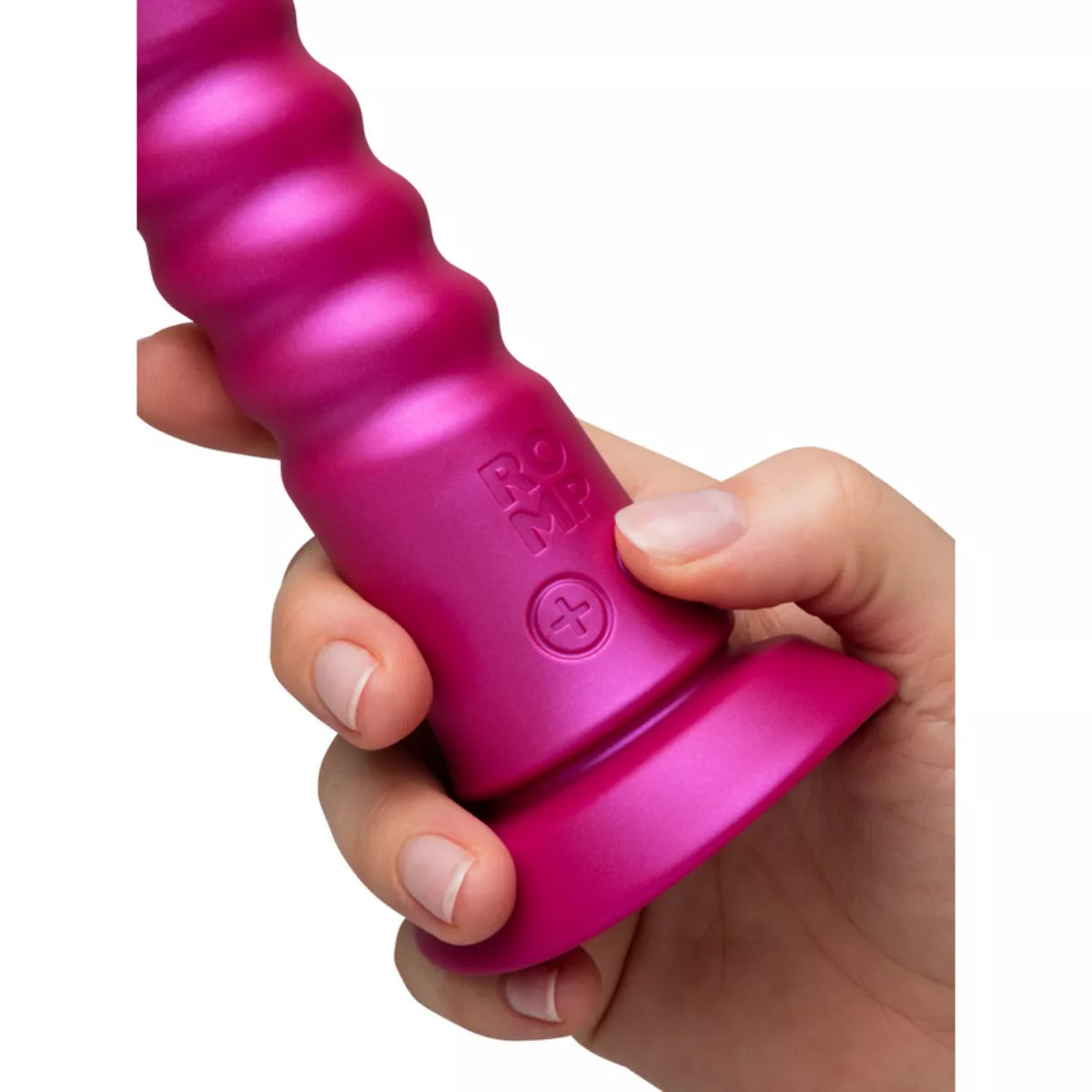 ROMP - Jiggle Thrusting Vibrator with Suction Cup - Pink