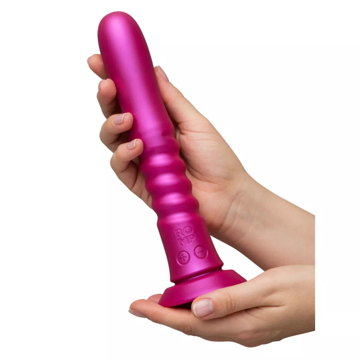 ROMP - Jiggle Thrusting Vibrator with Suction Cup - Pink