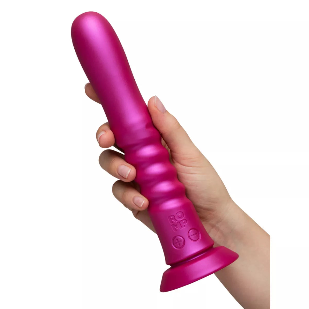 ROMP - Jiggle Thrusting Vibrator with Suction Cup - Pink
