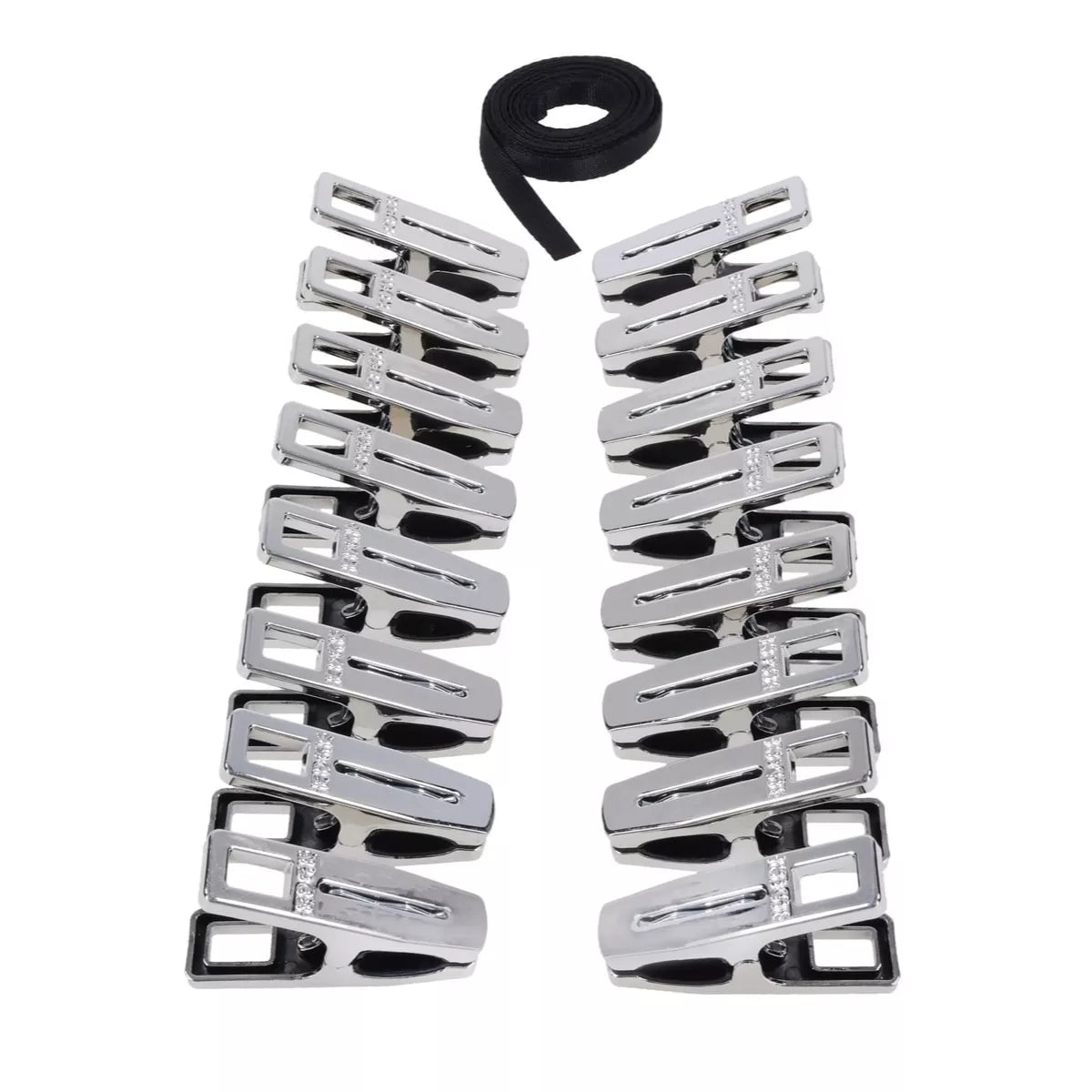 Sportsheets - Edge Body Zipper Clothes Pins - Silver