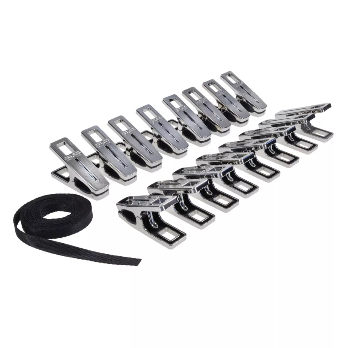 Sportsheets - Edge Body Zipper Clothes Pins - Silver
