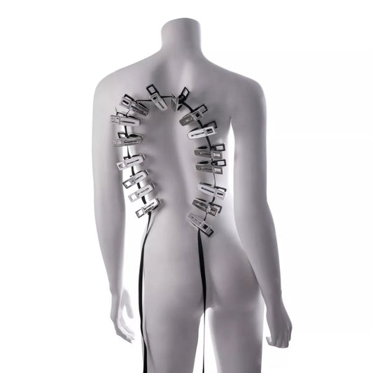 Sportsheets - Edge Body Zipper Clothes Pins - Silver