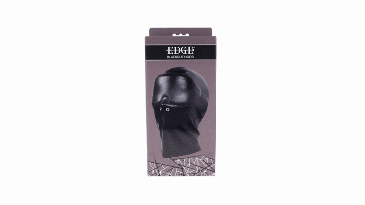 Sportsheets - Edge Black Out Hood - Black