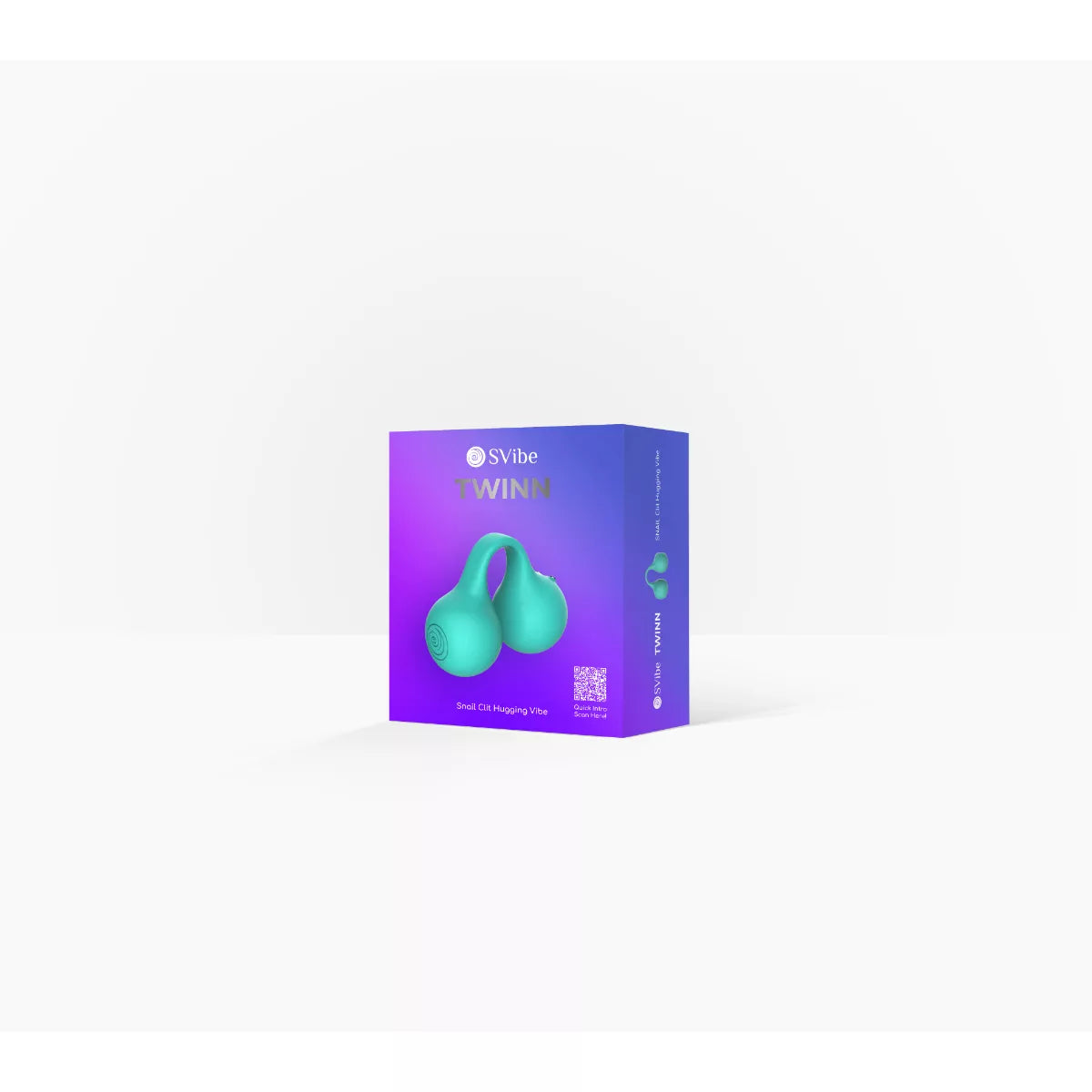 SVibe - Vibrador de Dedos Gémeos Snail - Turquesa