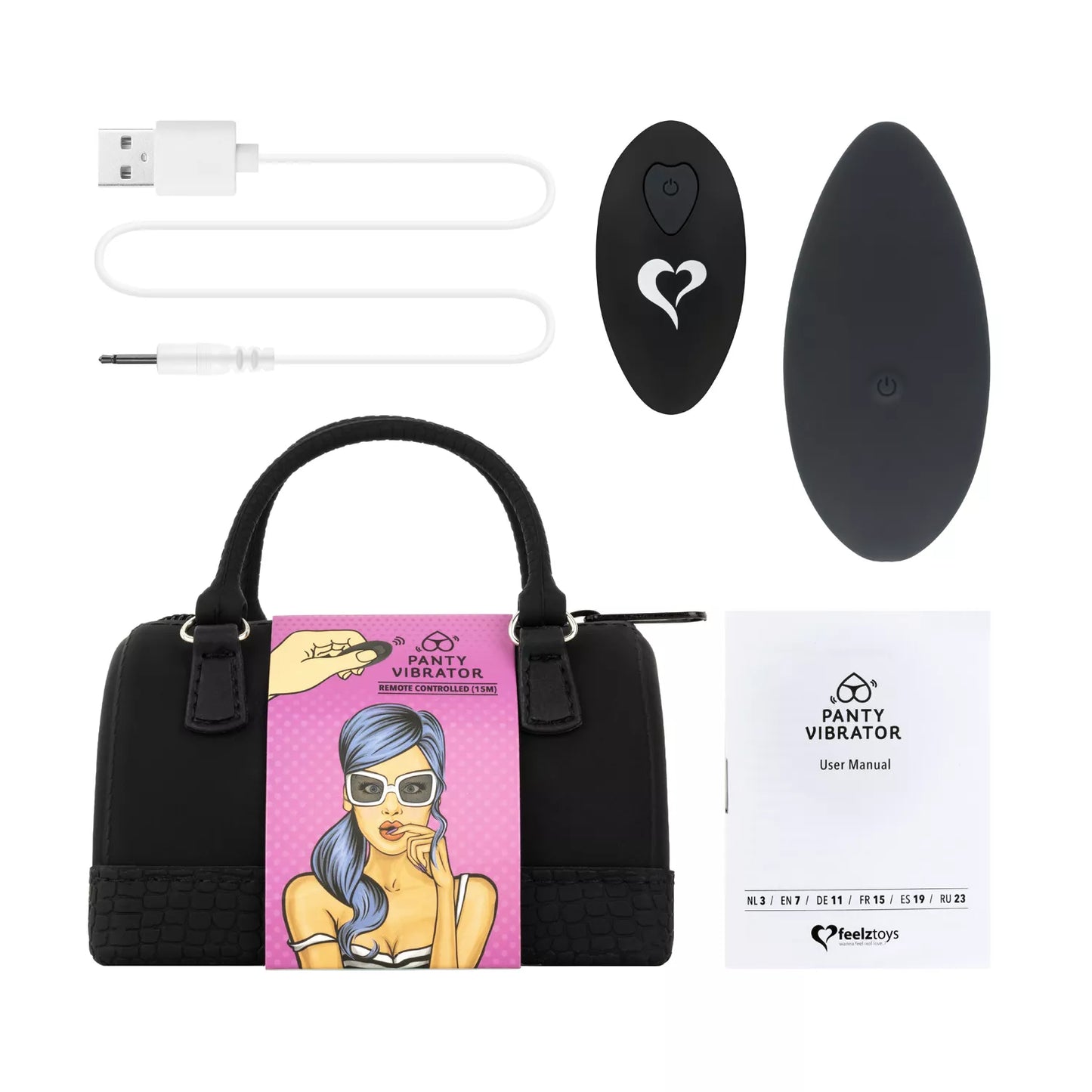 FeelzToys - Lace Panty Vibrator - With Remote Control