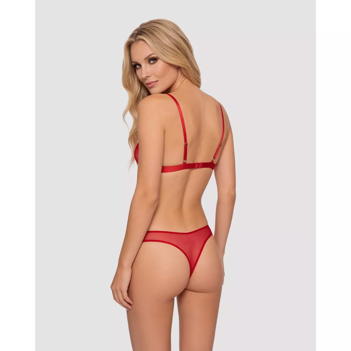 Obsessive - Crimessa Lingerie Set - Red