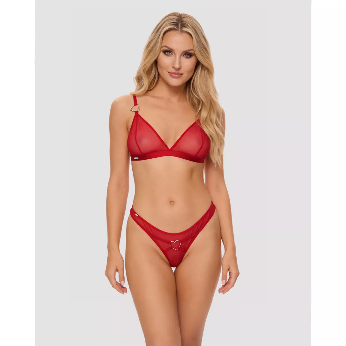 Obsessive - Crimessa Lingerie Set - Red