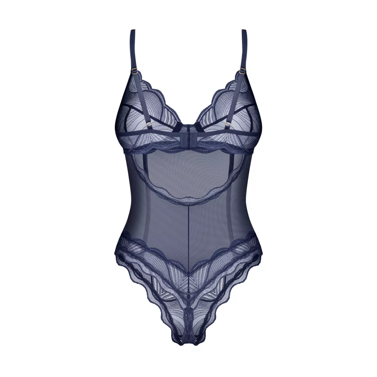 Obsessive - Nightly Teddy Open Crotch - Blue