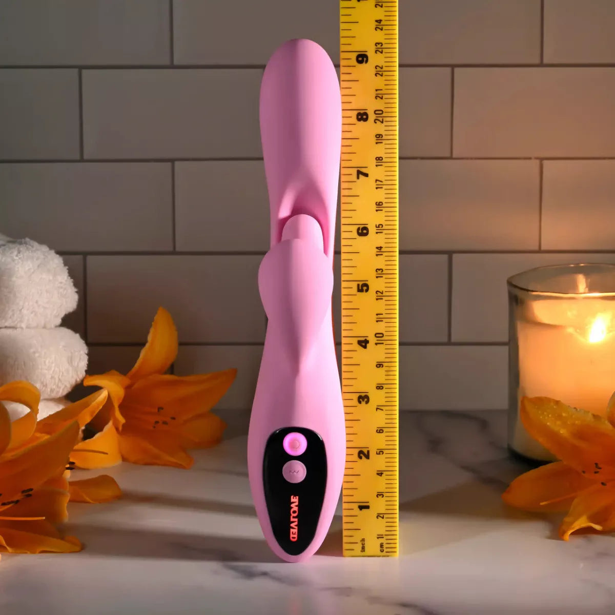 Evolved - Push The Button Vibrator - Pink