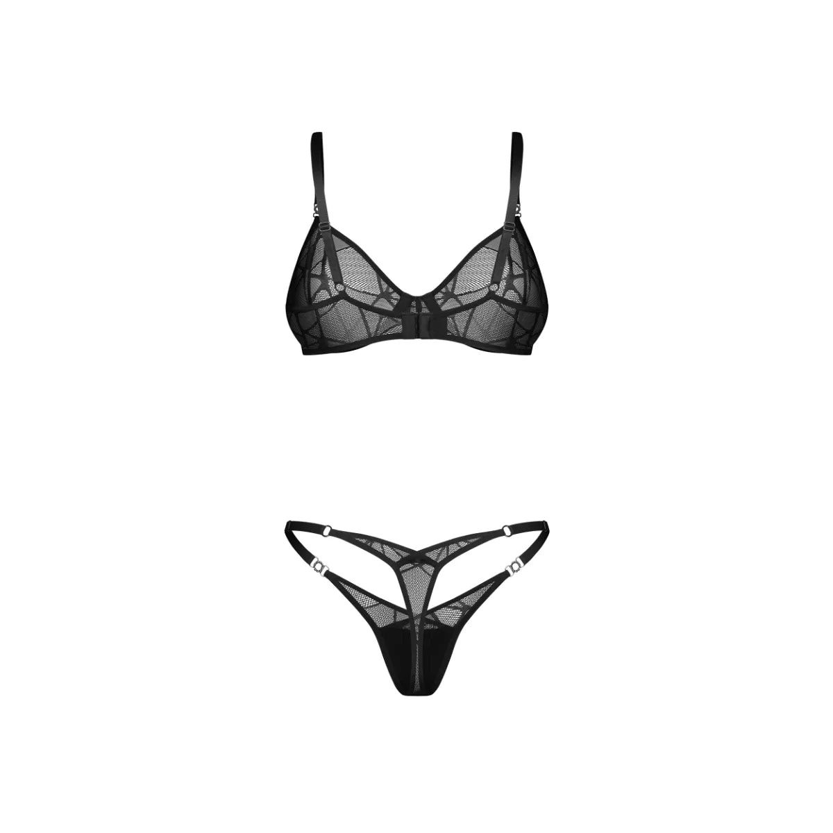 Obsessive - Conjunto Olianna de 2 Peças - Preto