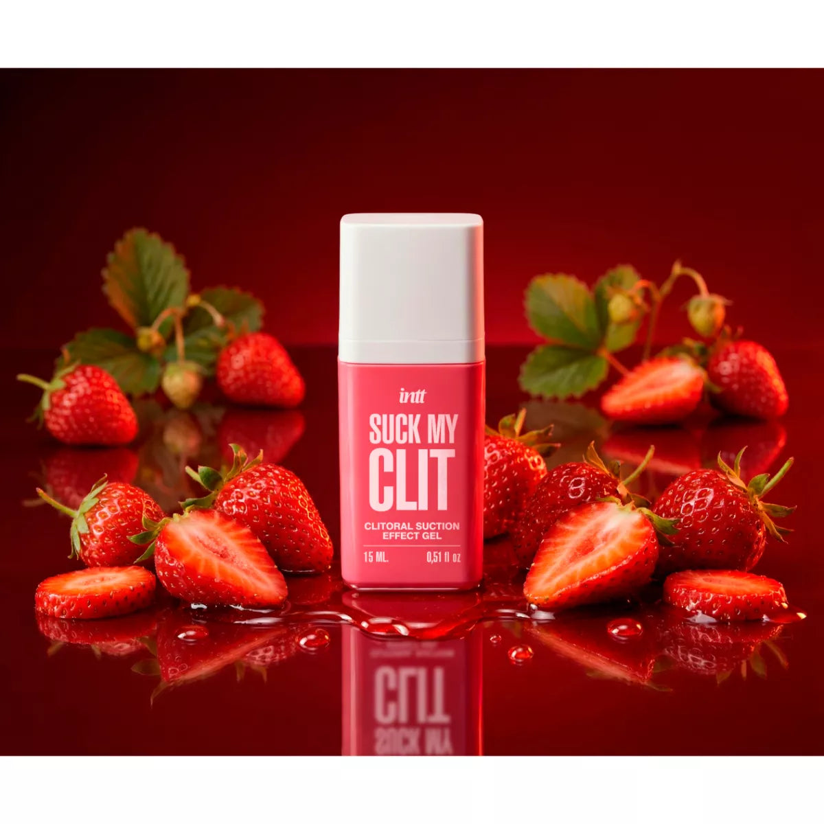 INTT - Suck My Clit Gel Wild Strawberry - 15ml
