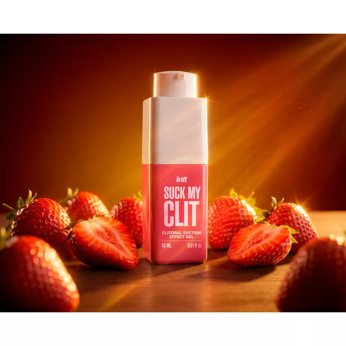 INTT - Suck My Clit Gel Wild Strawberry - 15ml