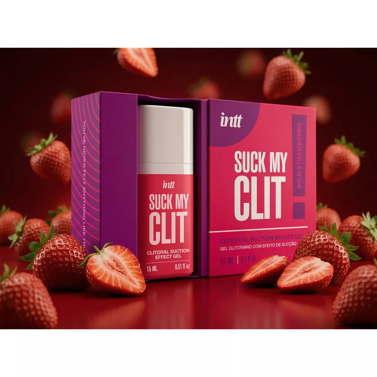 INTT - Suck My Clit Gel Wild Strawberry - 15ml