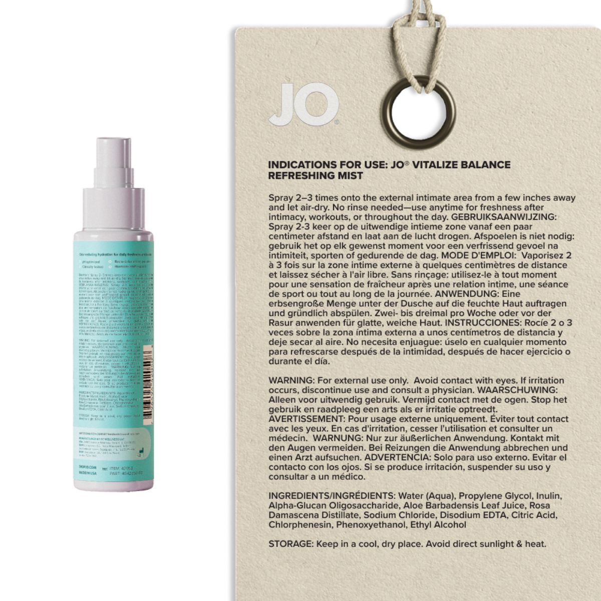 JO Vitalize Balance Intimate Mist 60ml | System JO