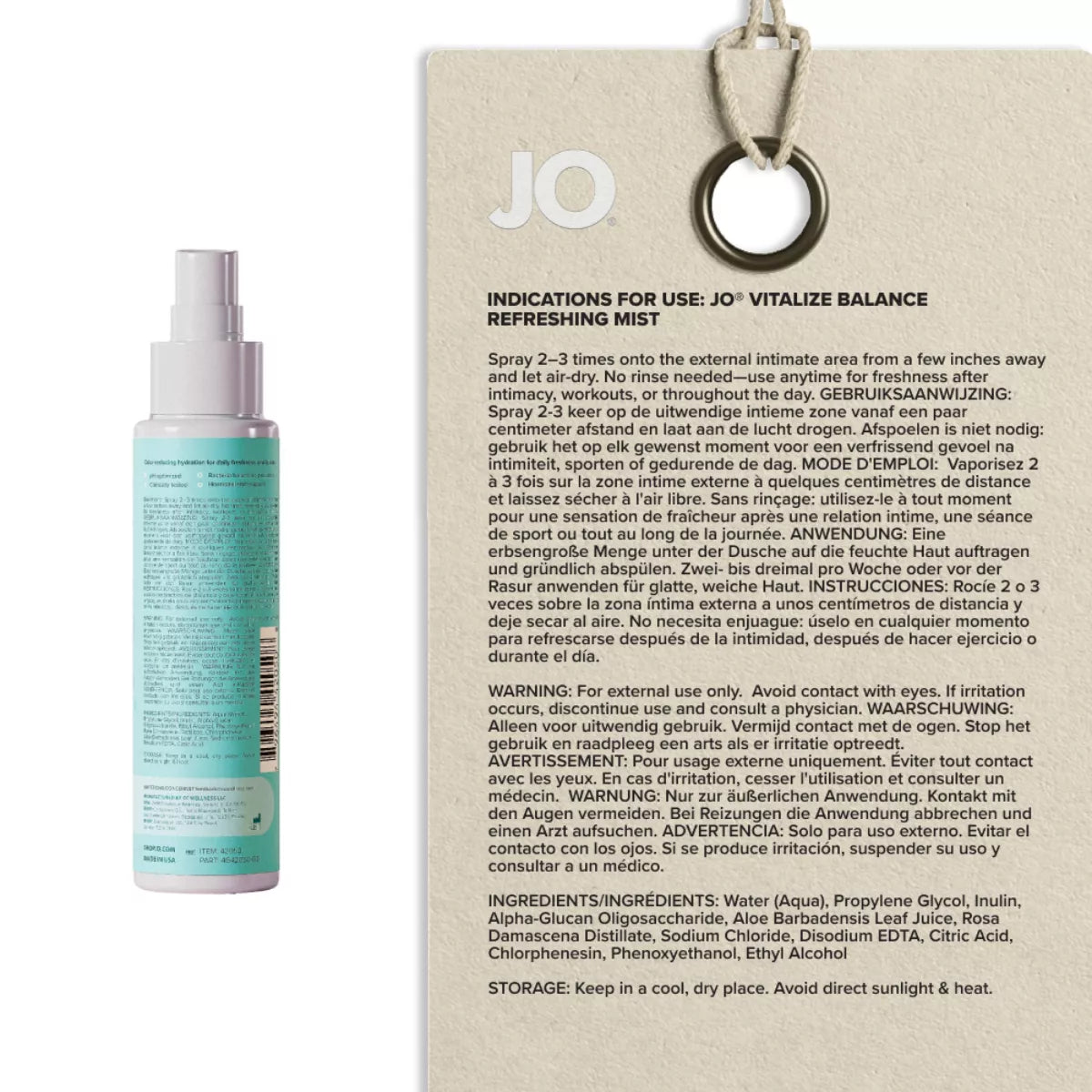 JO - Vitalize Balance Intimate Mist - 60ml