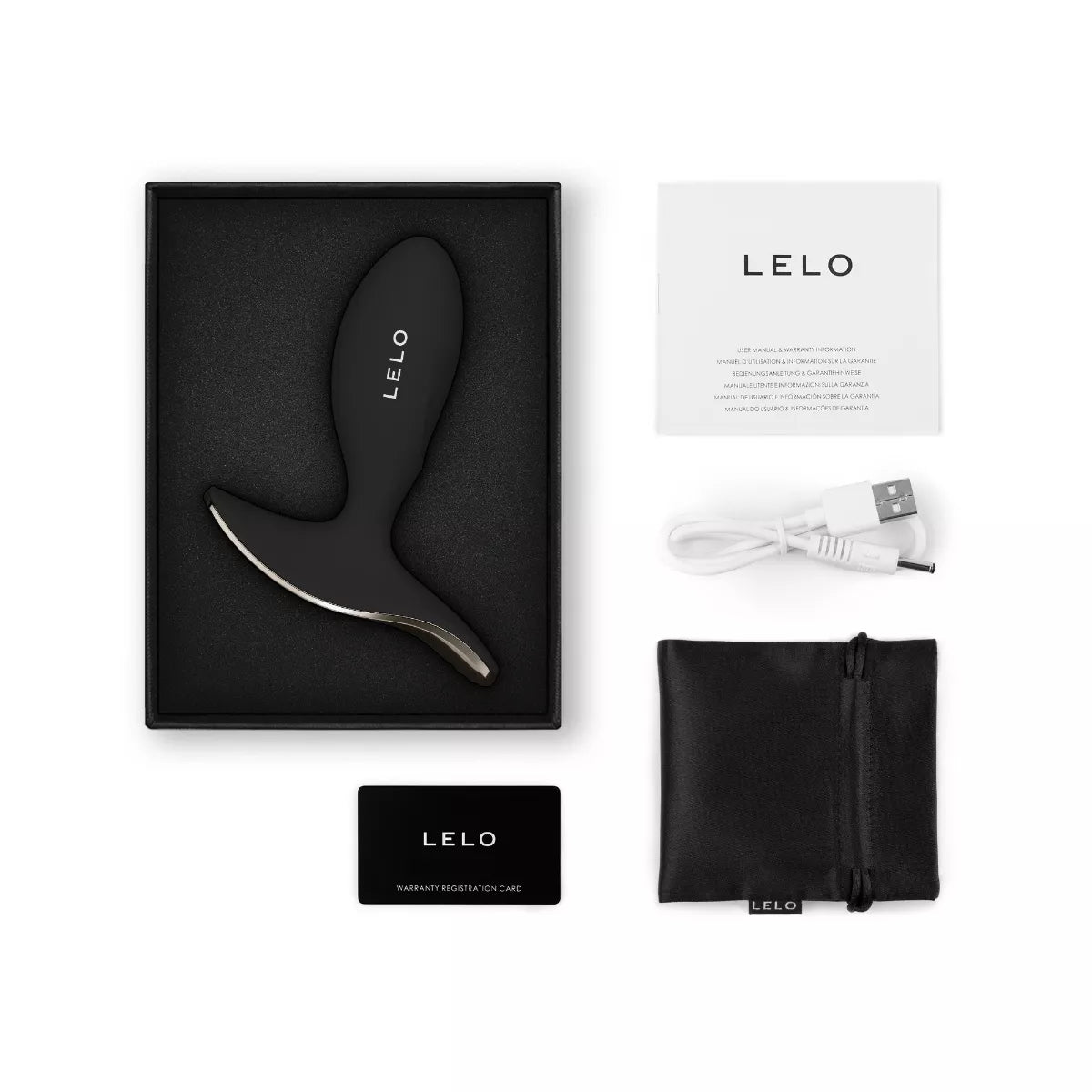 LELO - SURFER 2 Vibrating Anal Plug - Black