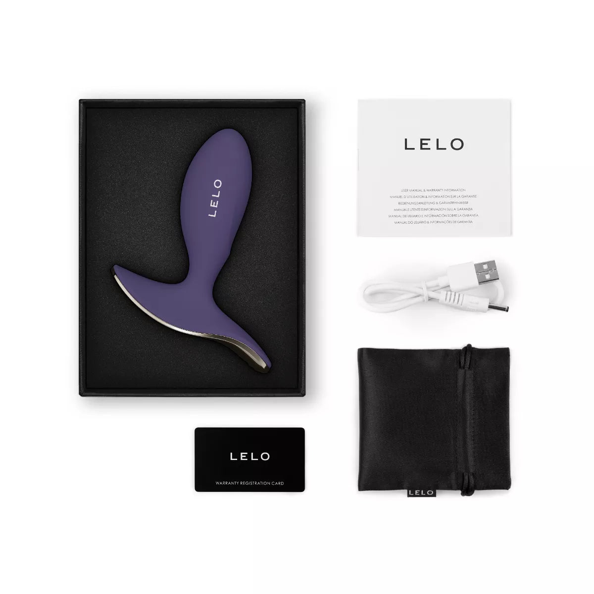 LELO - SURFER 2 Vibrating Anal Plug - Cyber Purple