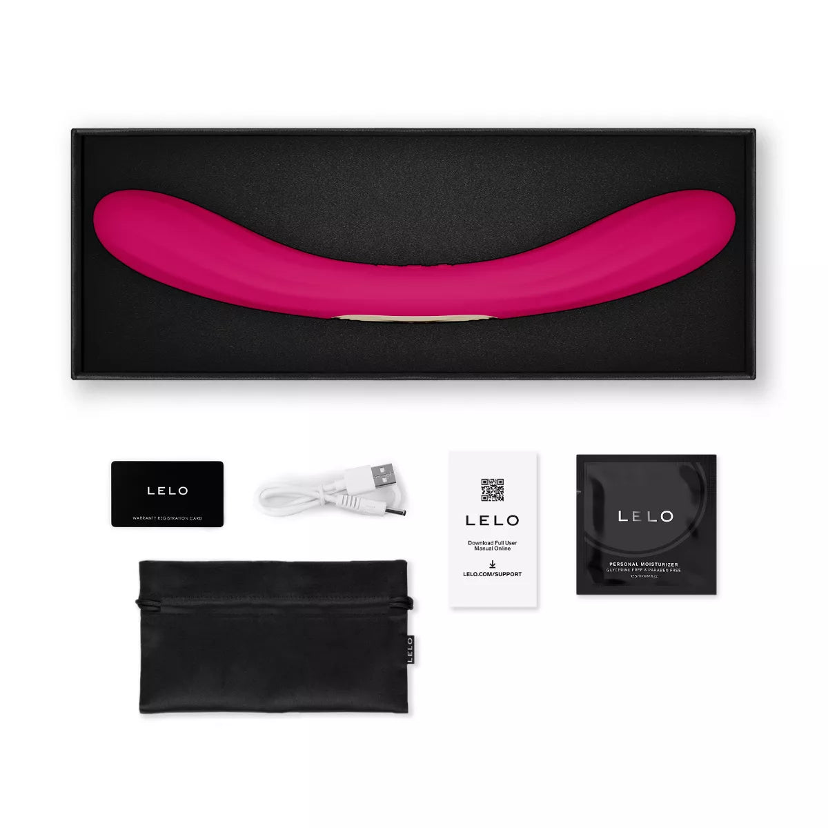 LELO - BOOMERANG Dual Vibrator - Cerise