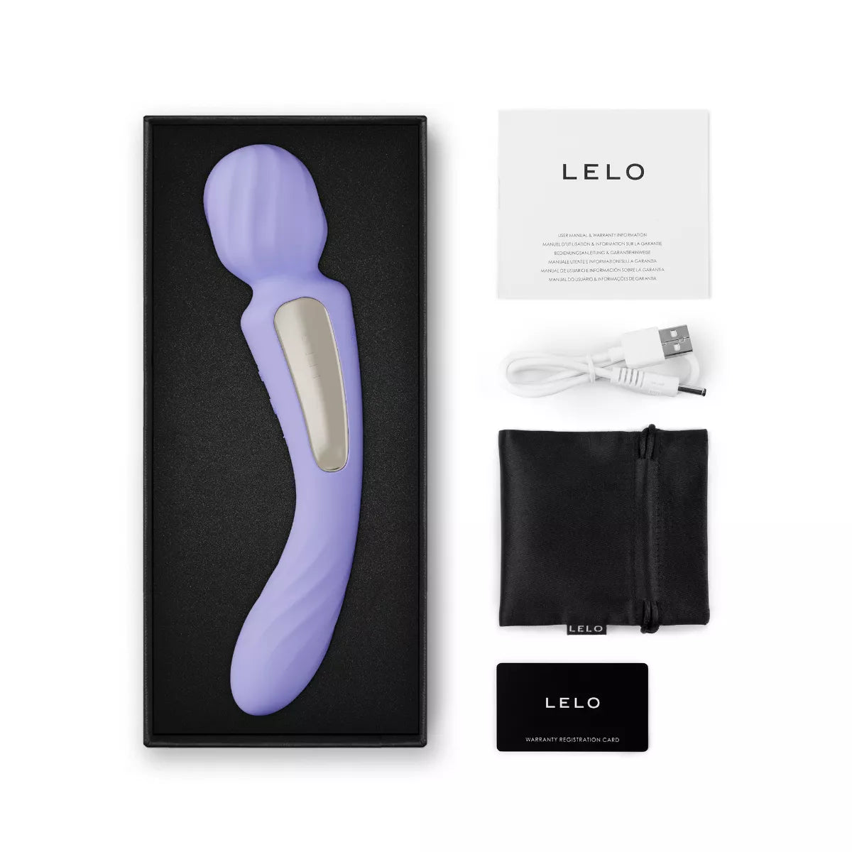 LELO - SWITCH Double Wand Vibrator - Lilac