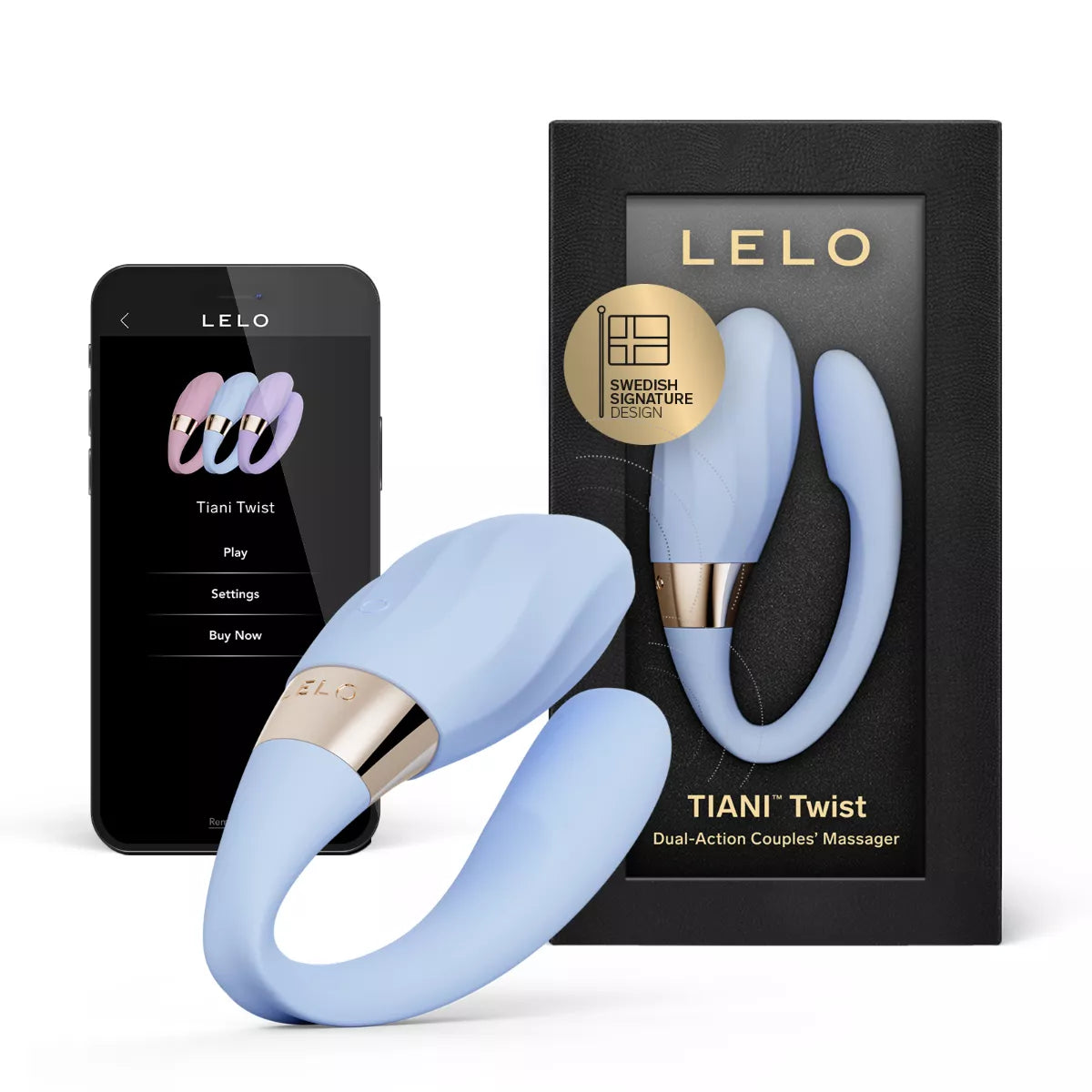 LELO - Vibrador de Casal TIANI Twist - Verde-água