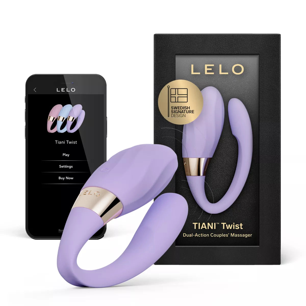 LELO - Tiani Twist Couples Vibrator Lavender