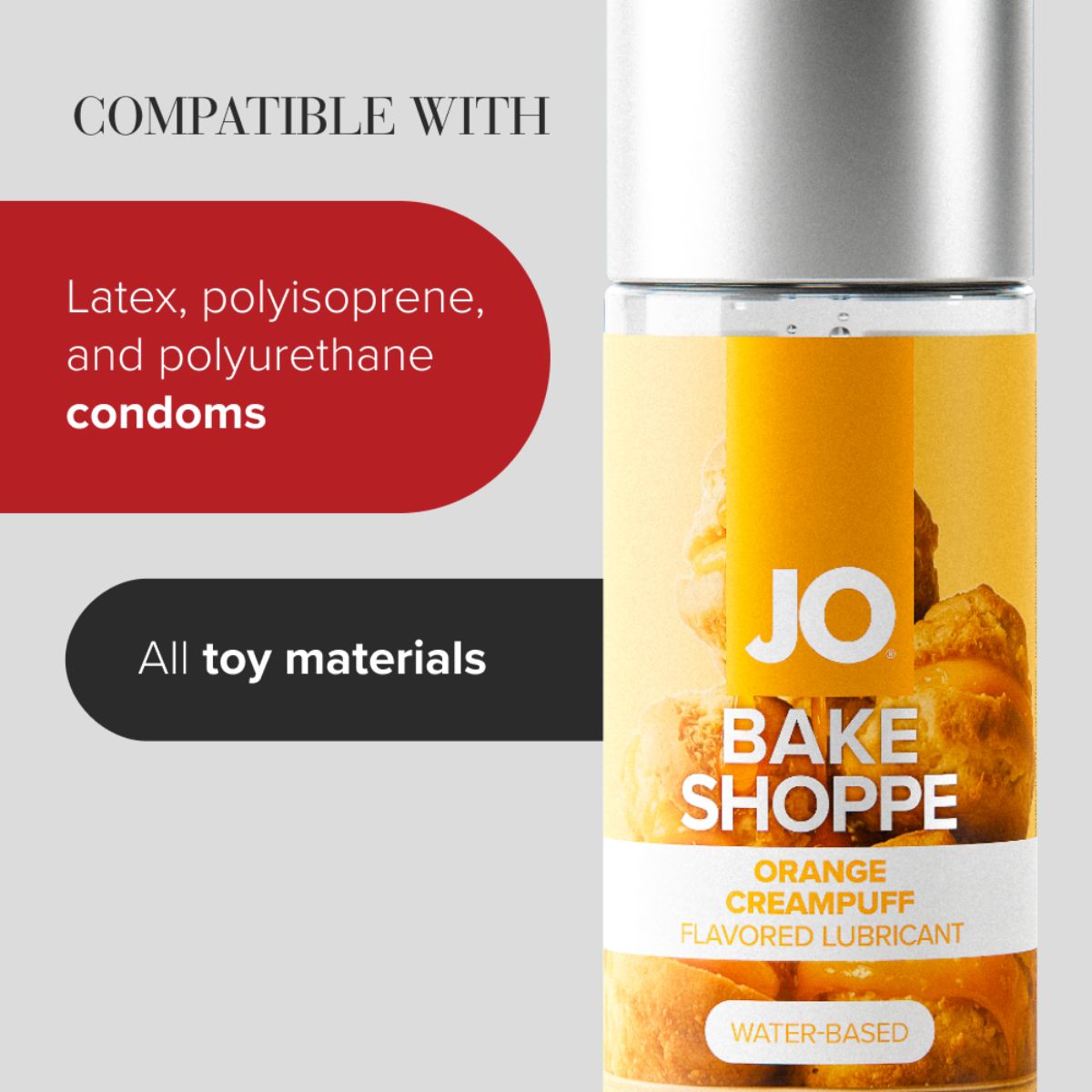 JO Bake Shoppe Orange Creampuff Lubricant 60ml | System JO