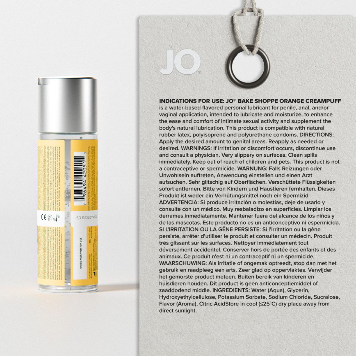JO Bake Shoppe Orange Creampuff Lubricant 60ml | System JO