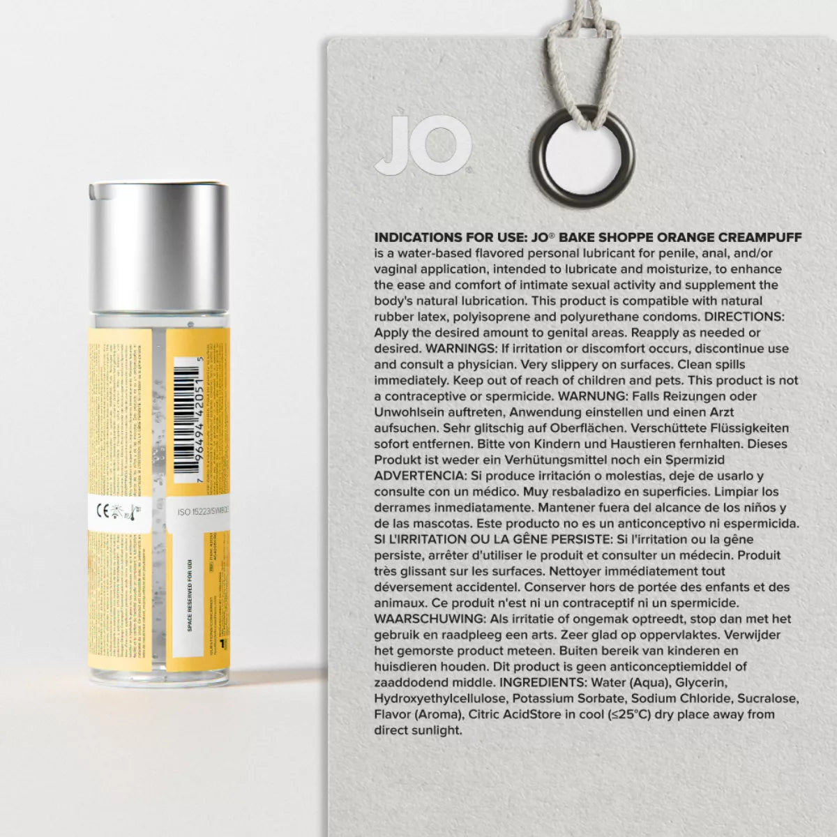 JO - Lubrificante Creme Puff Laranja Bake Shoppe - 60ml