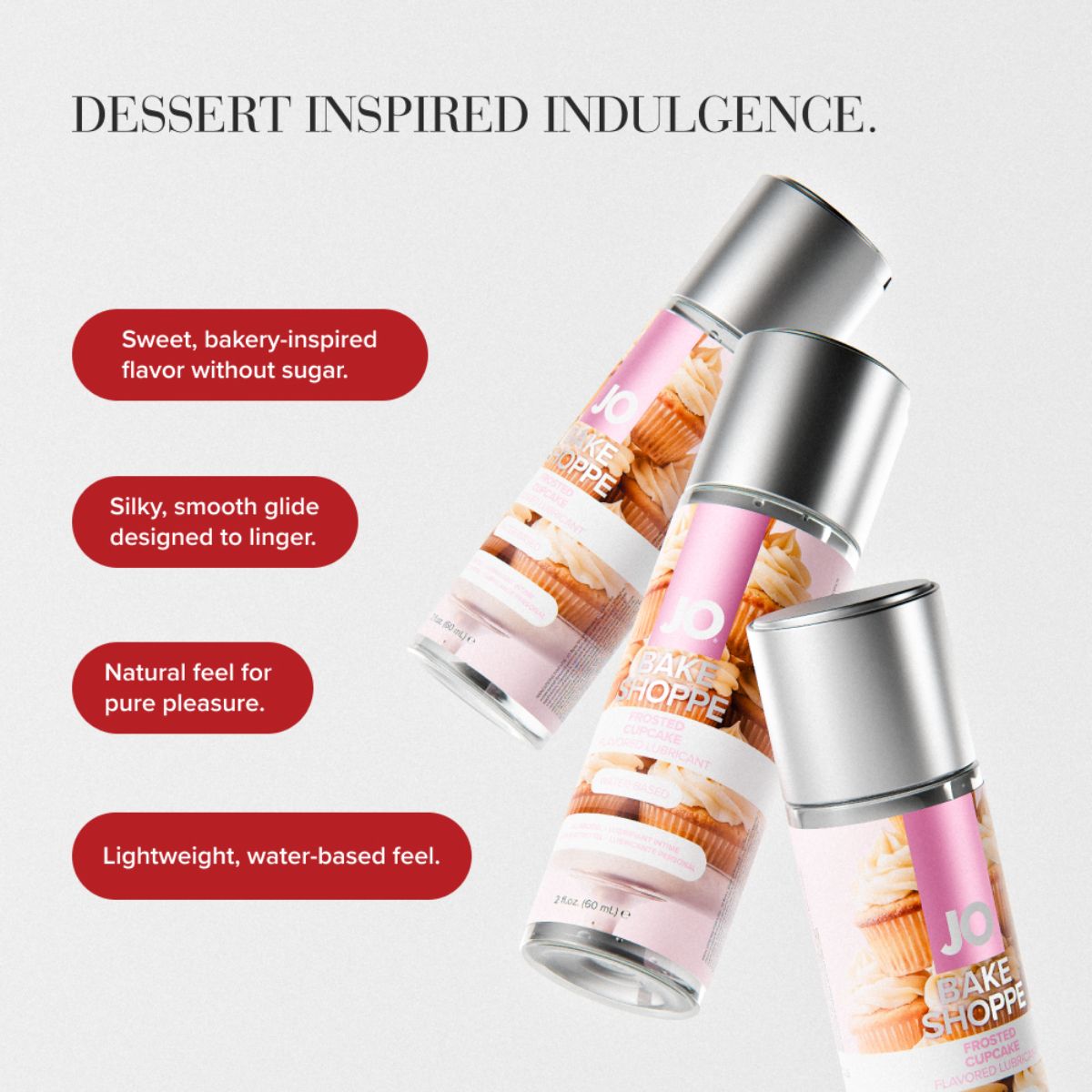 JO Bake Shoppe Frosted Cupcake Lubricant 60ml | System JO