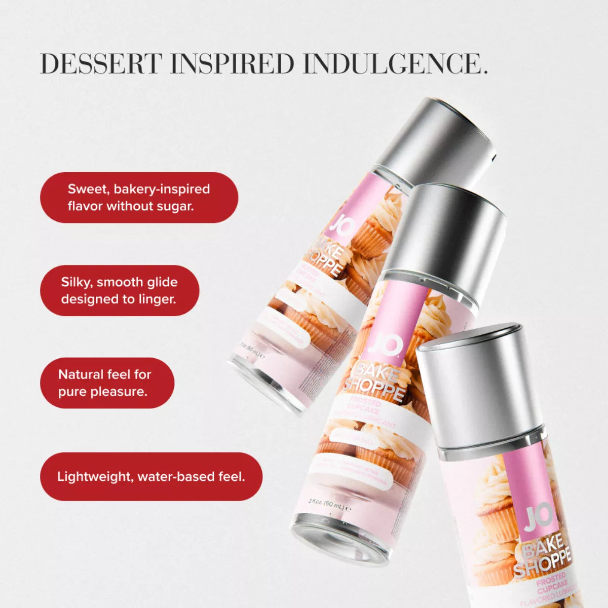 JO - Lubrificante de Cupcake Coberto Bake Shoppe - 60ml