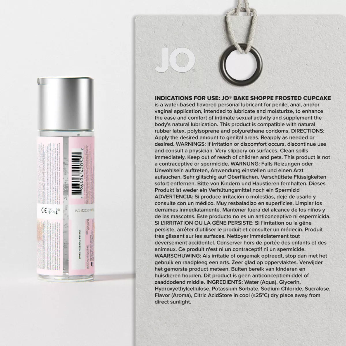 JO - Lubrificante de Cupcake Coberto Bake Shoppe - 60ml