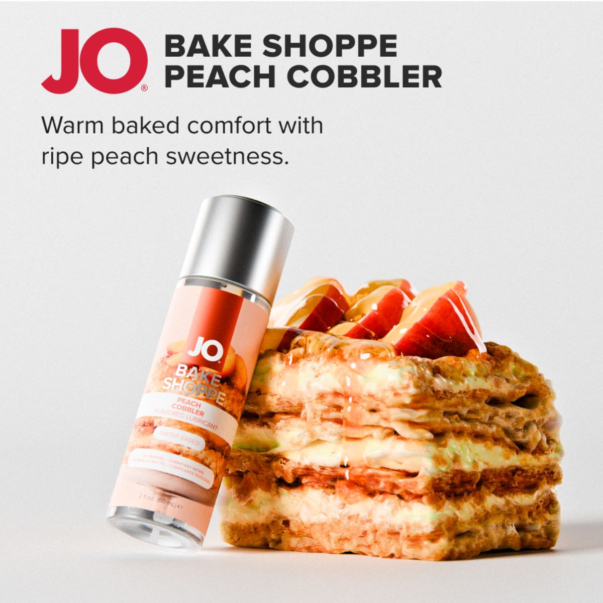 JO Bake Shoppe Peach Cobbler Lubricant 60ml | System JO