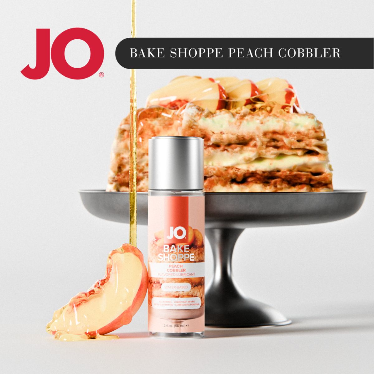 JO Bake Shoppe Peach Cobbler Lubricant 60ml | System JO