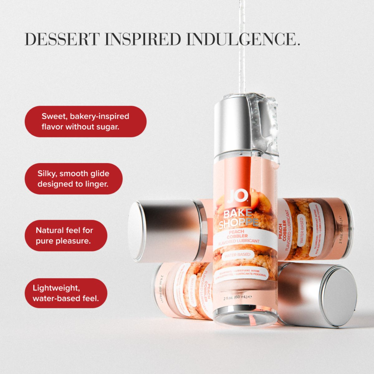 JO Bake Shoppe Peach Cobbler Lubricant 60ml | System JO