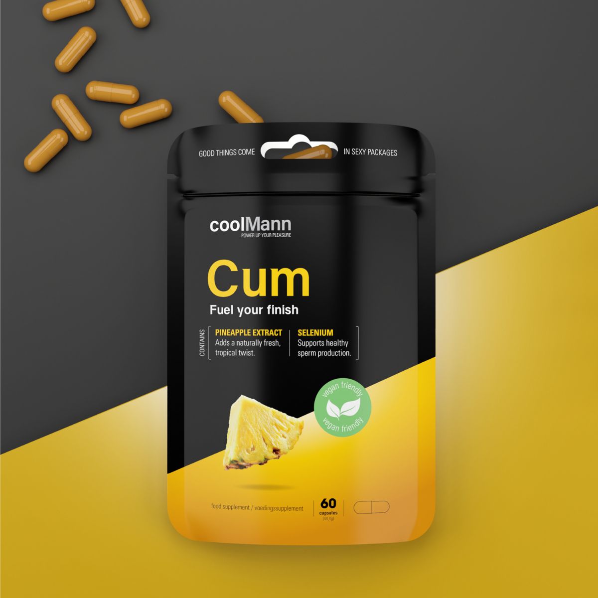 Cum Food Supplement Pineapple 60 pcs | Coolmann