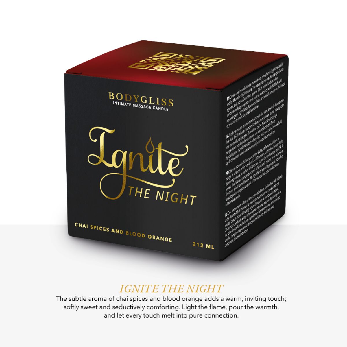 Intimate Massage candle Ignite the Night | Bodygliss