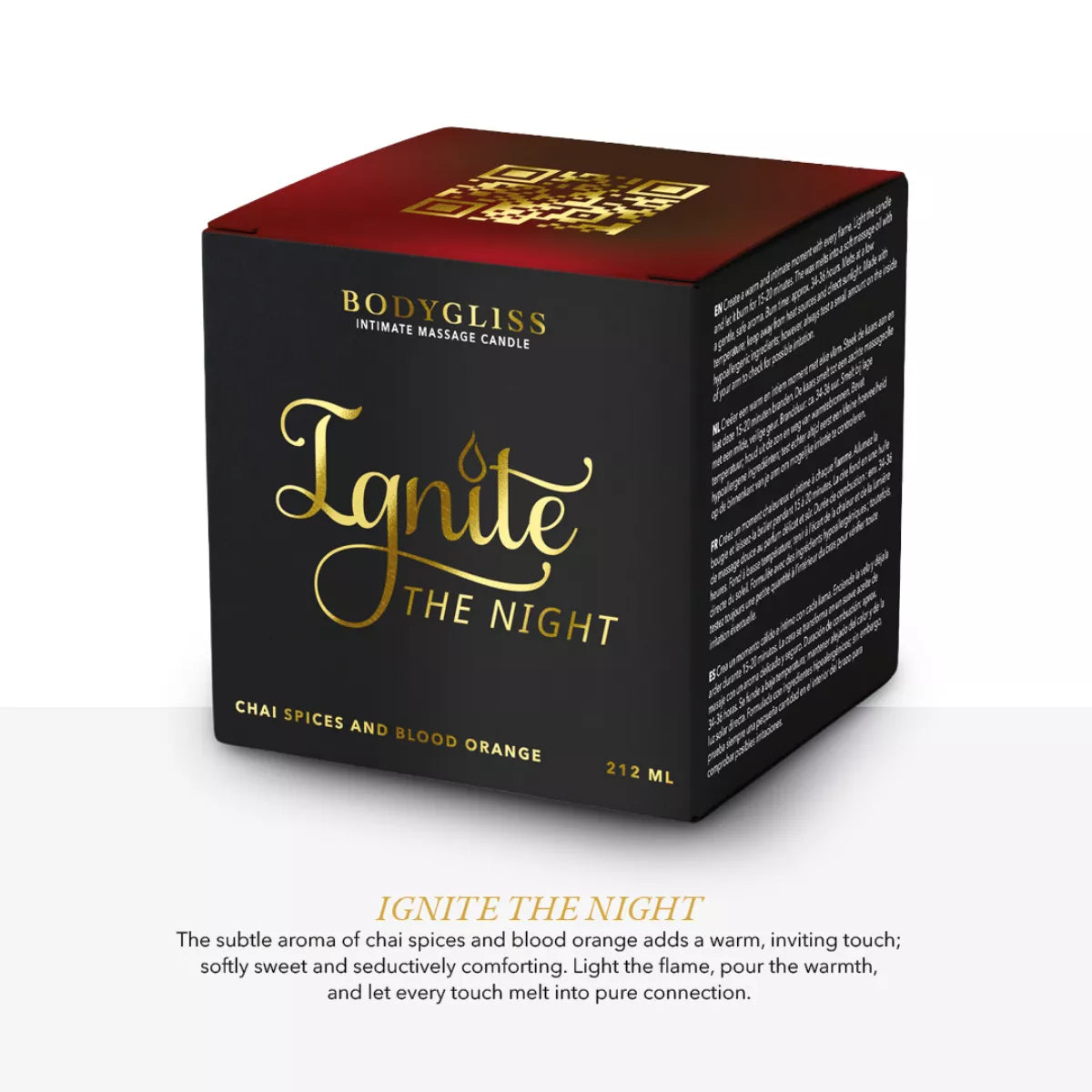BodyGliss - Intimate Massage candle - Ignite the Night