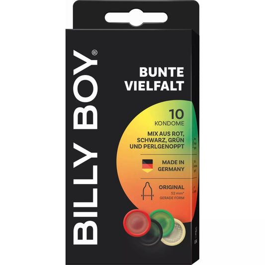 Billy Boy - Colorful variety - 10 Condoms