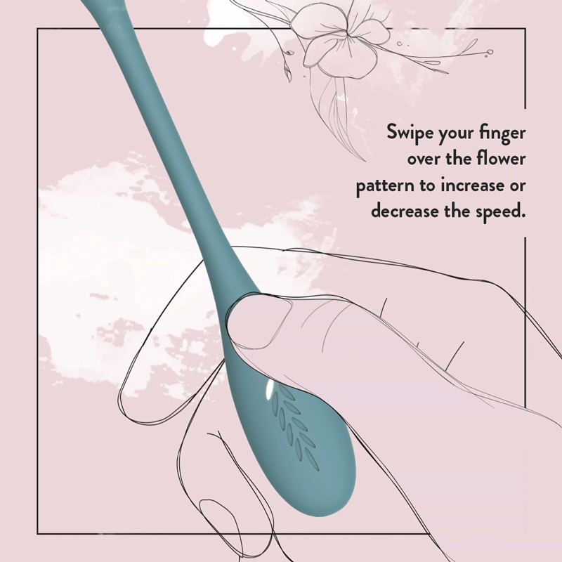 The Daisy Vibrating Egg Swipe Technology | Bloom