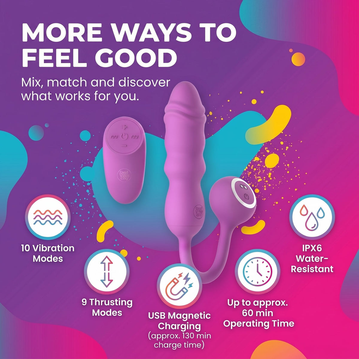 Thrusting Bullet Remote | Good Vibes Only