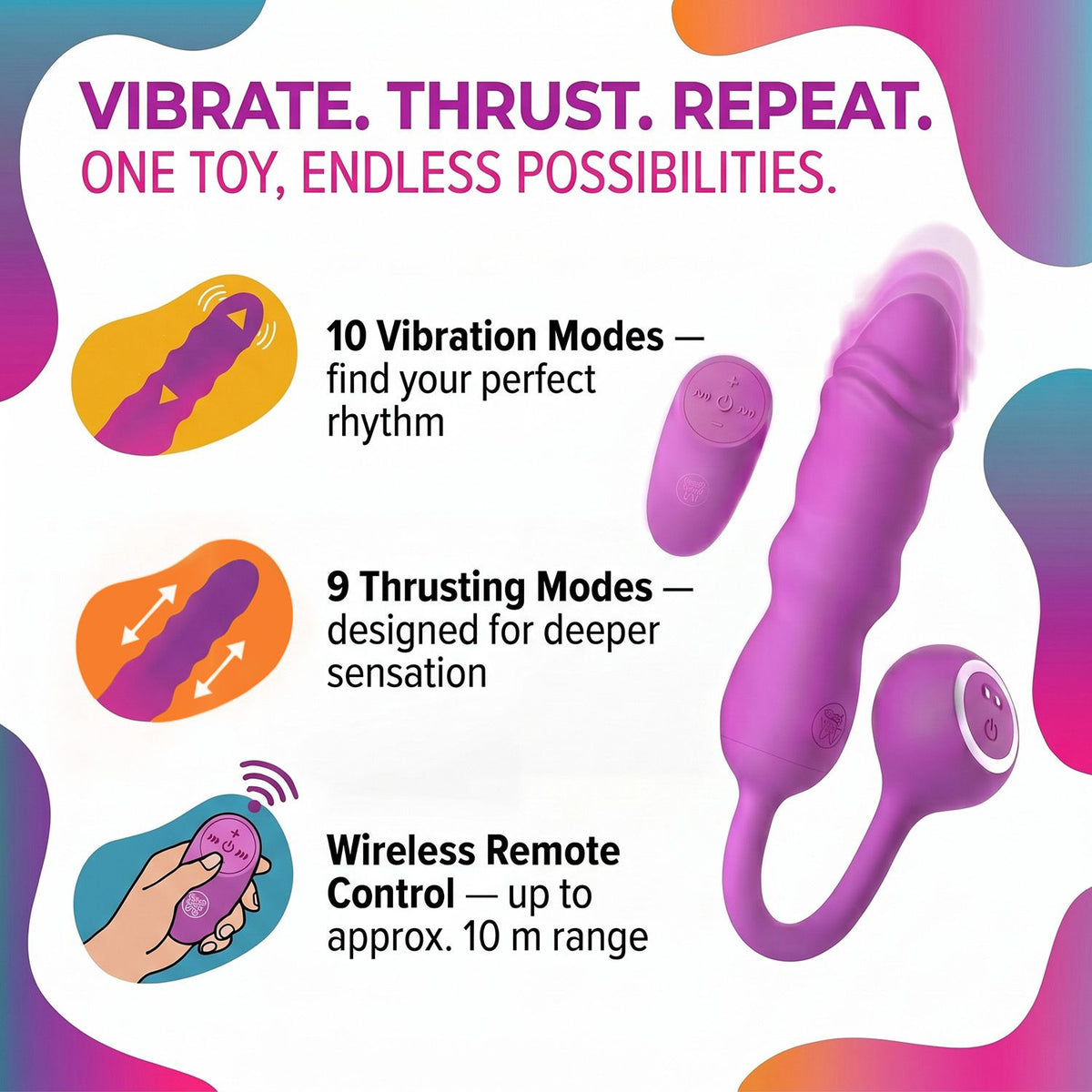 Thrusting Bullet Remote | Good Vibes Only