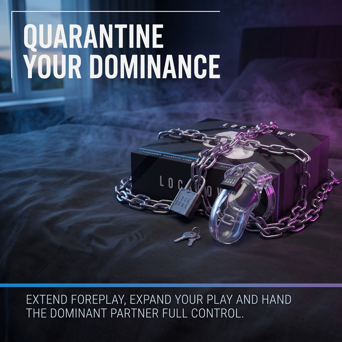 Chastity Cage Clear Small | Lockdown