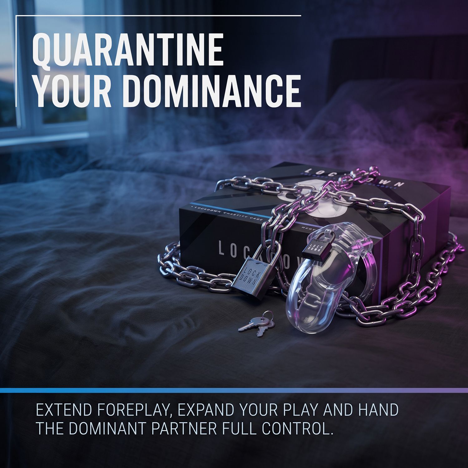 Chastity Cage Clear Small | Lockdown
