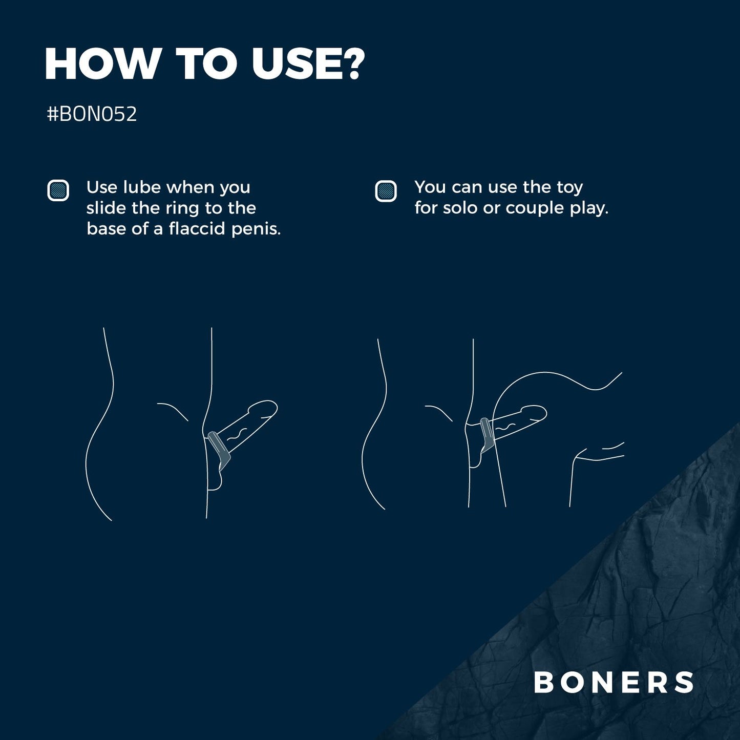 Vibrating Cock Ring with Perineum Stimulation | Boners