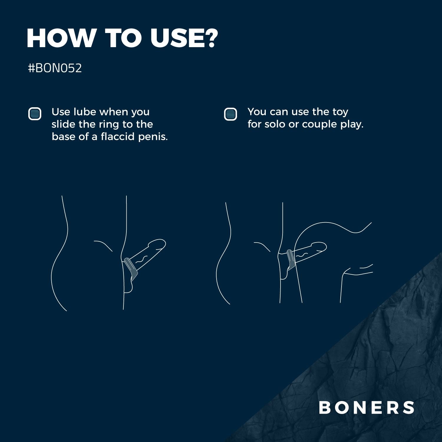 Vibrating Cock Ring with Perineum Stimulation | Boners