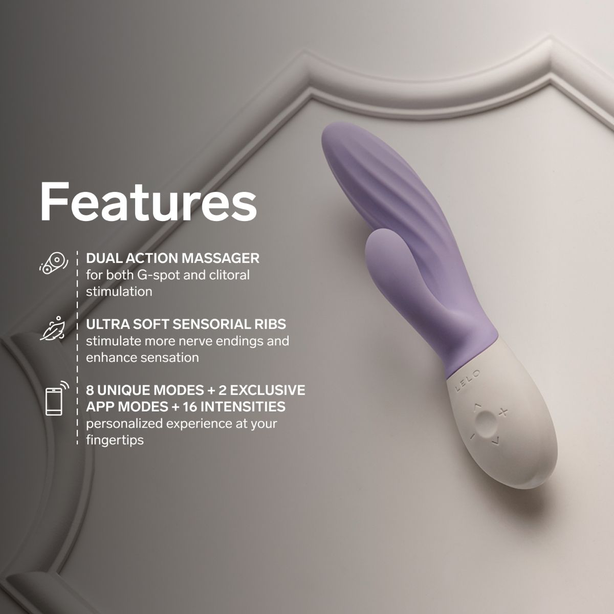 LELO - INA Twist Dual - Action Massager - Soft Pink