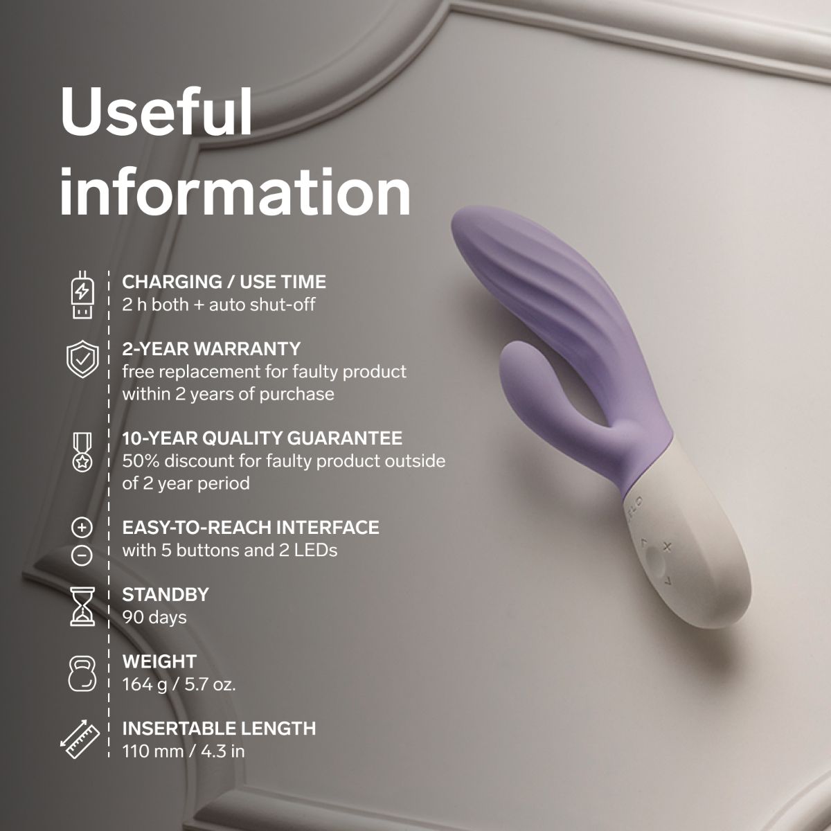 LELO - INA Twist Dual - Action Massager - Soft Pink