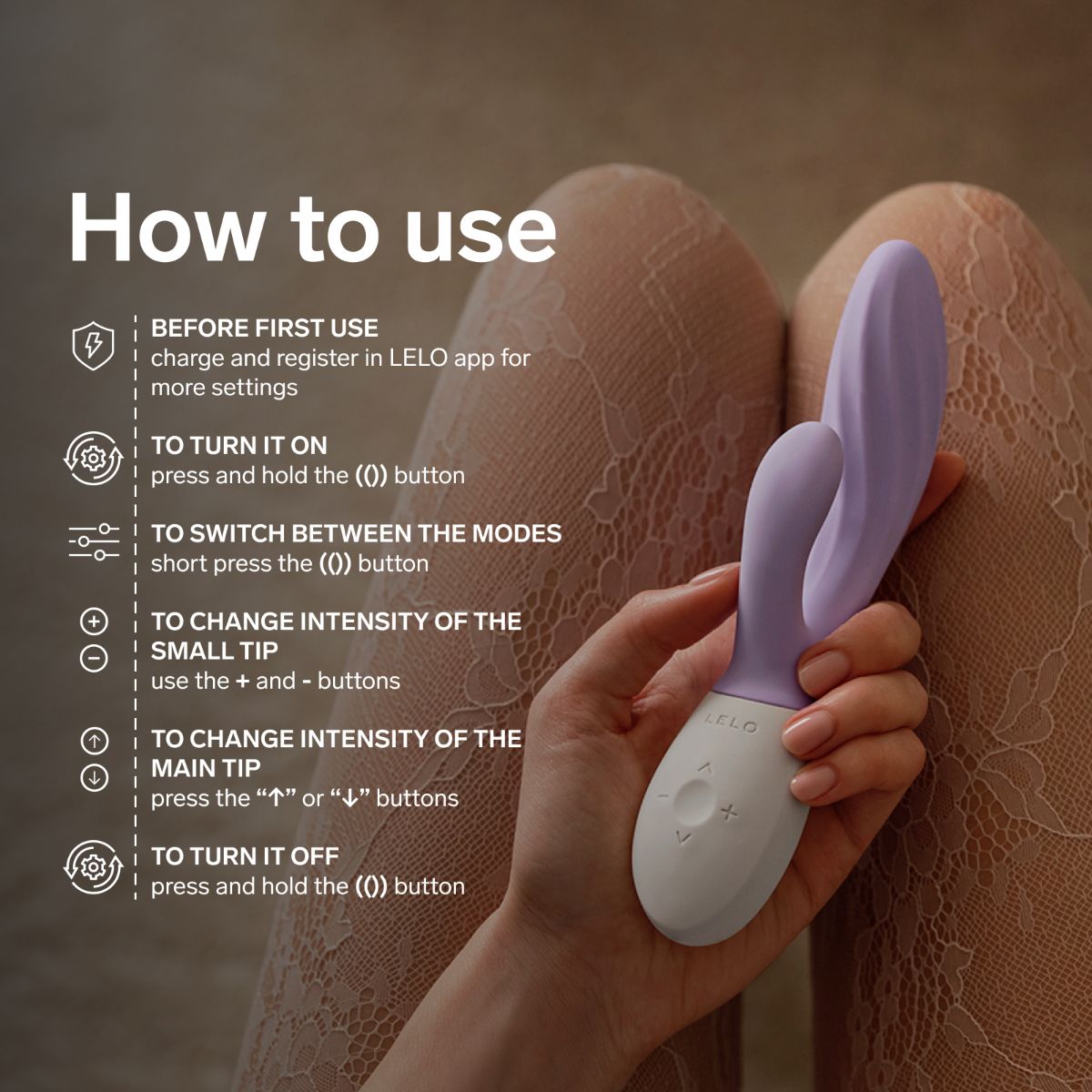 LELO - INA Twist Dual - Action Massager - Soft Pink