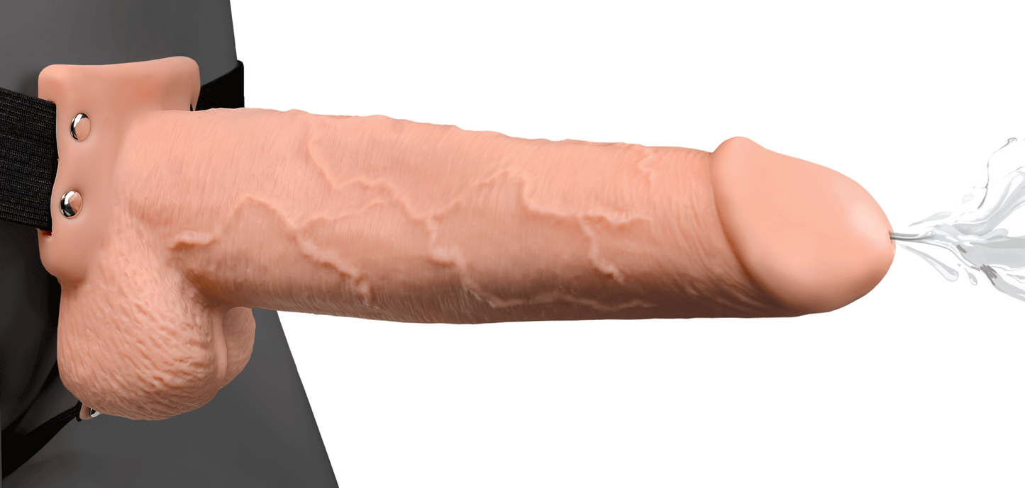 Hollow Squirting Strap - On 22 cm