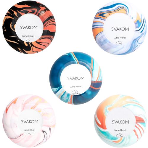 Hedy X Masturbator - Mixed Textures - 5 pieces | SVAKOM — White